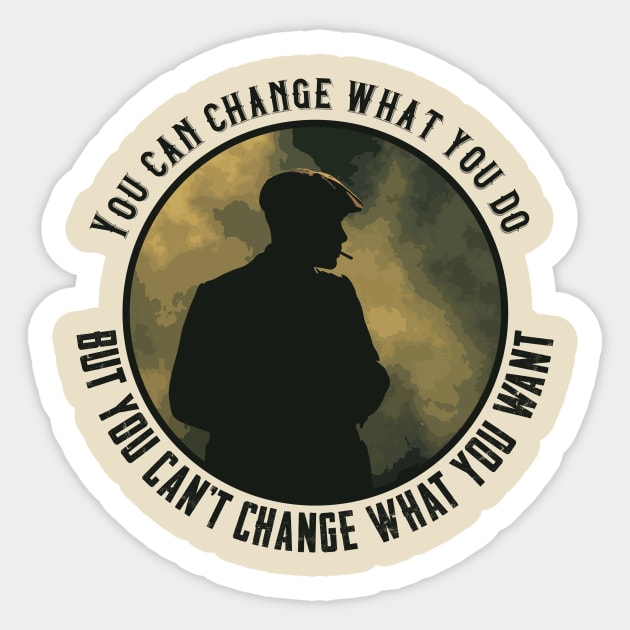 Tommy Shelby peaky blinders Sticker by HurdyGurdy